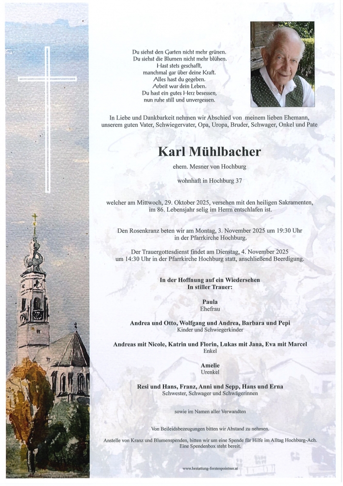 Karl Mühlbacher-Parte