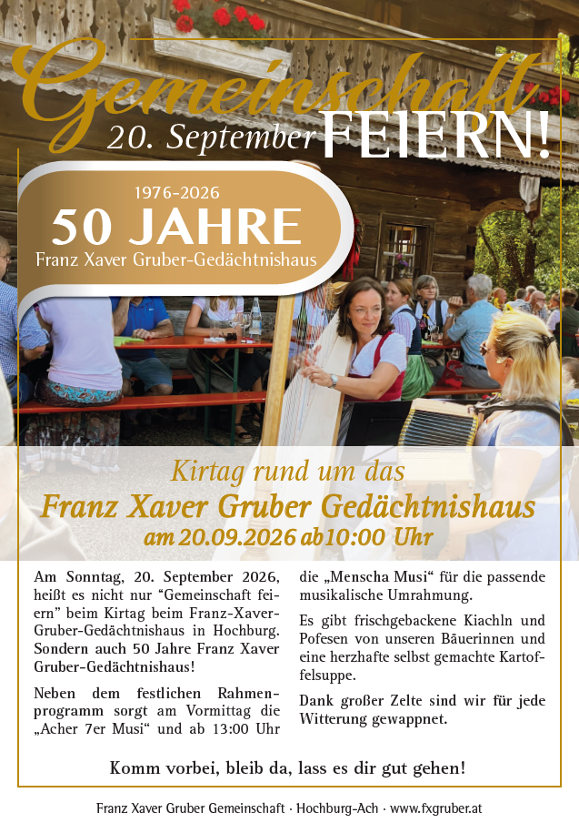 Kirtag und 50-Jahrfeier