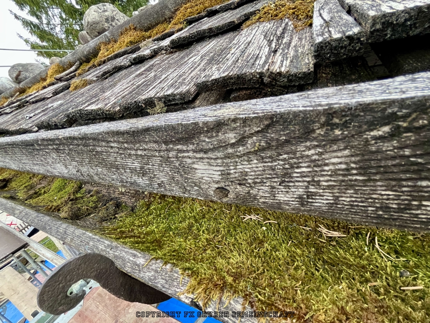 Dachsanierung-erste Arbeiten