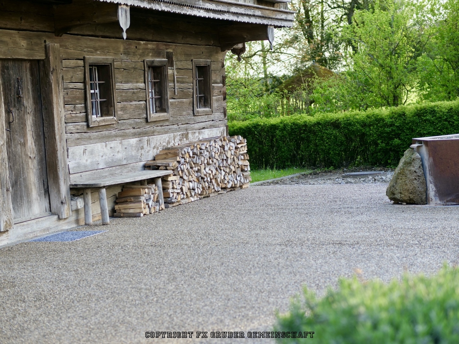 fertig gestellter Belag