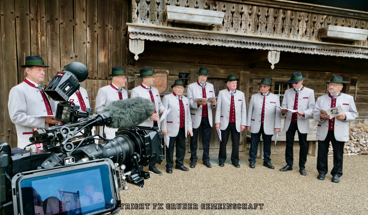 ORF-Filmaufnahmen mit Männerchor